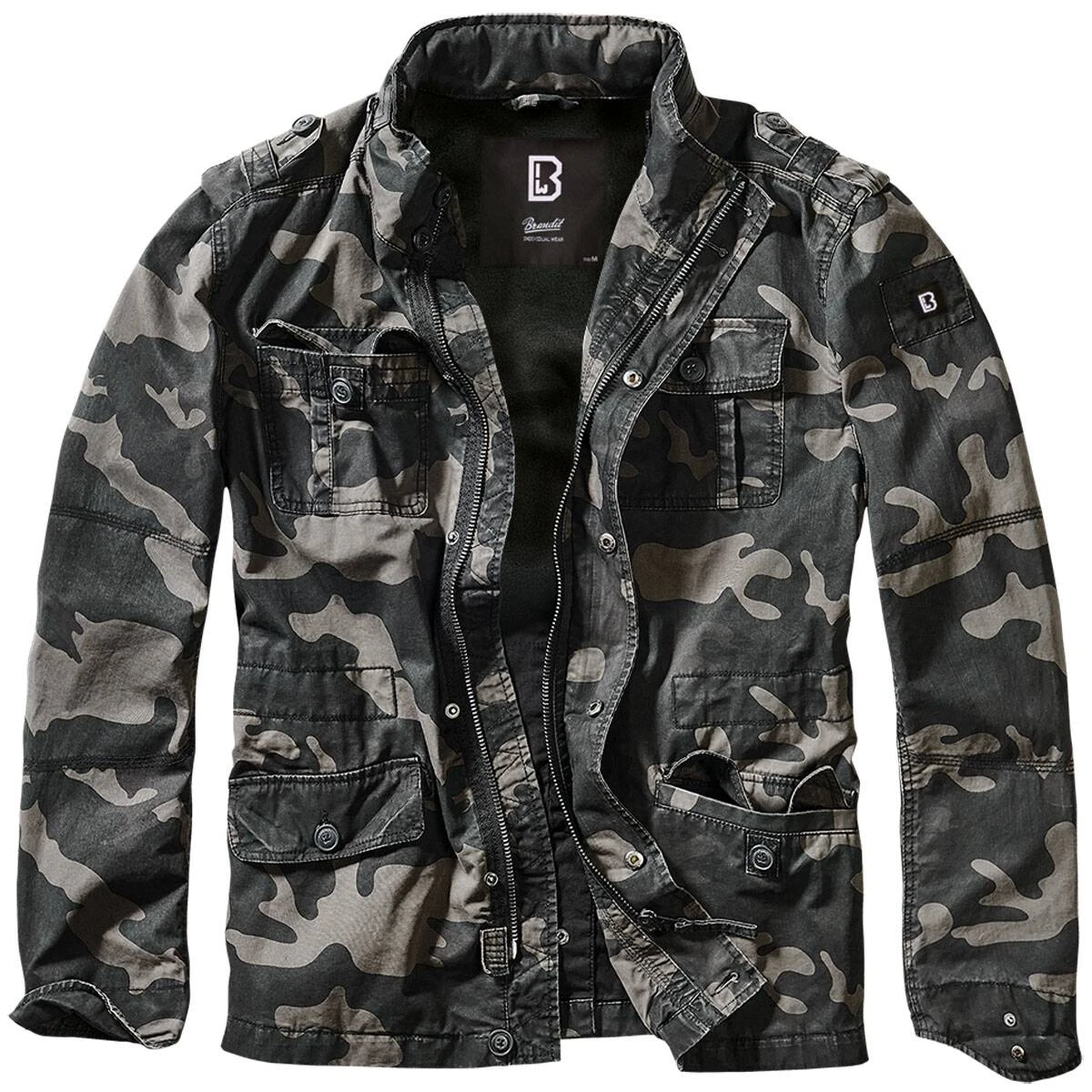 Brandit Britannia Jacket Darkcamo 3 Brandit Britannia Jacket Darkcamo