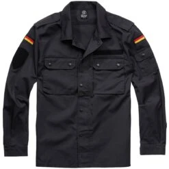 Brandit Bundeswehr Feldbluse Schwarz -Deutschland Feld Mode Verkaufs-Shop brandit bundeswehr feldbluse schwarz2