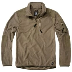 Brandit Fleece Troyer Ripstop Oliv
