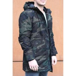 Brandit Grid Tarnparka Woodland -Deutschland Feld Mode Verkaufs-Shop brandit grid tarnparka woodland4