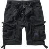 Brandit Pure Vintage Shorts Schwarz -Deutschland Feld Mode Verkaufs-Shop brandit pure vintage shorts schwarz