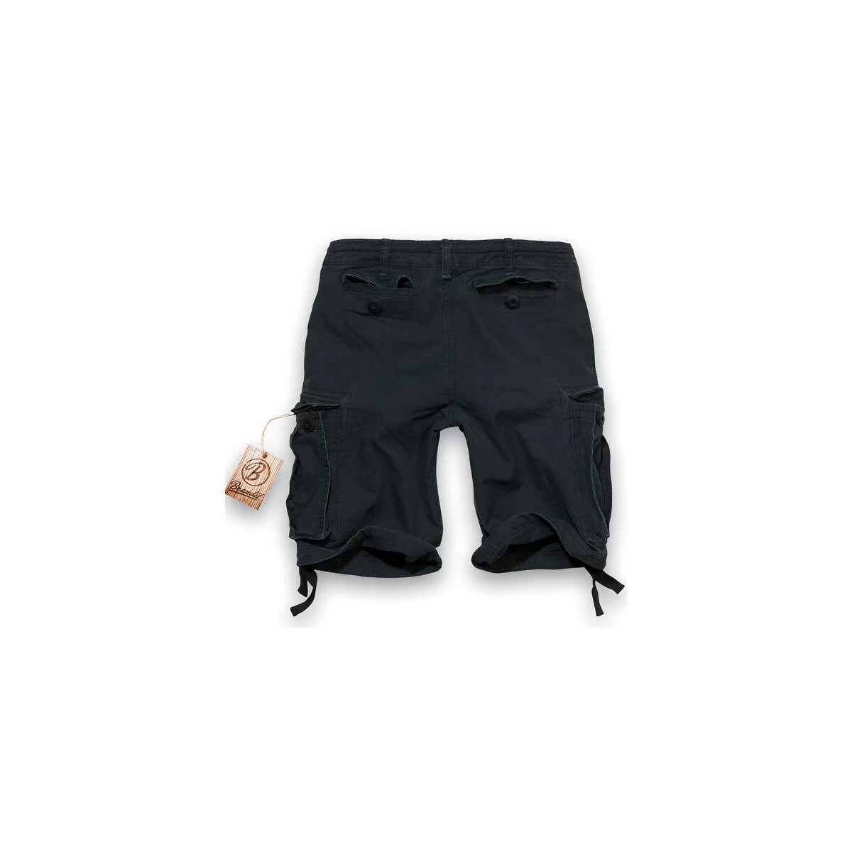 Brandit Vintage Shorts Schwarz 4 Brandit Vintage Shorts Schwarz – Bild 2