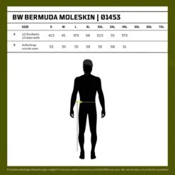 Mil-Tec BW Bermuda Moleskin Washed Oliv -Deutschland Feld Mode Verkaufs-Shop bw bermuda moleskin washed oliv3