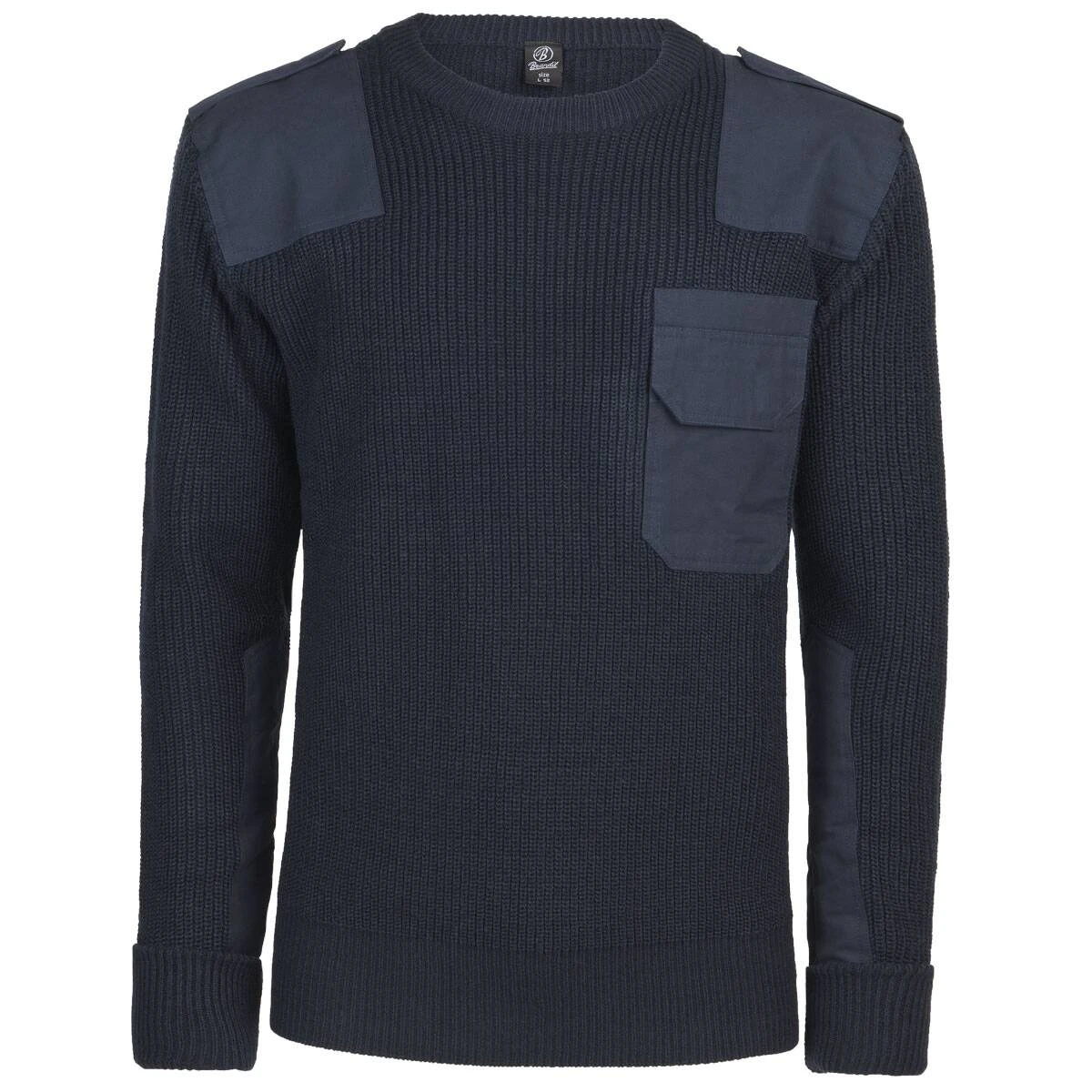 Brandit BW Pullover Navy 3 Brandit BW Pullover Navy