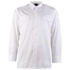 Mil-Tec Diensthemd Langarm Weiß