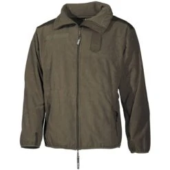 Fleece-Jacke ALPIN Atmungsaktiv Oliv