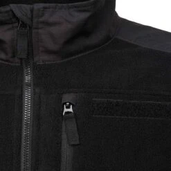 Brandit Fleecejacke Ripstop Schwarz -Deutschland Feld Mode Verkaufs-Shop fleecejacke ripstop schwarz4