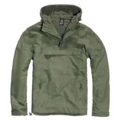 Brandit Hooded Windbreaker Oliv