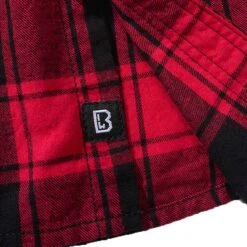 Brandit Kinder Checkshirt Rot-schwarz -Deutschland Feld Mode Verkaufs-Shop kinder checkshirt rot schwarz3