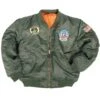 Mil-Tec Kinder Fliegerjacke MA1 Mit Abzeichen Oliv 2 Mil-Tec Kinder Fliegerjacke MA1 Mit Abzeichen Oliv -Deutschland Feld Mode Verkaufs-Shop kinder fliegerjacke ma1 mit abzeichen oliv