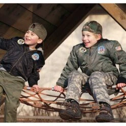 Mil-Tec Kinder Fliegerjacke MA1 Mit Abzeichen Oliv -Deutschland Feld Mode Verkaufs-Shop kinder fliegerjacke ma1 mit abzeichen oliv2