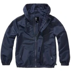 Brandit Kinder Sommer Windbreaker Frontzip Navy
