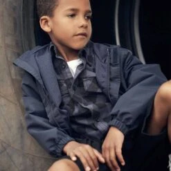 Brandit Kinder Sommer Windbreaker Frontzip Navy 10 Brandit Kinder Sommer Windbreaker Frontzip Navy -Deutschland Feld Mode Verkaufs-Shop kinder sommer windbreaker frontzip navy4