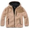 Brandit Kinder Teddyfleece Jacke Beige -Deutschland Feld Mode Verkaufs-Shop kinder teddyfleece jacke beige