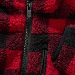 Brandit Kinder Teddyfleece Jacke Rot-schwarz 9 Brandit Kinder Teddyfleece Jacke Rot-schwarz -Deutschland Feld Mode Verkaufs-Shop kinder teddyfleece jacke rot schwarz3