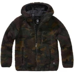 Brandit Kinder Teddyfleece Jacke Woodland