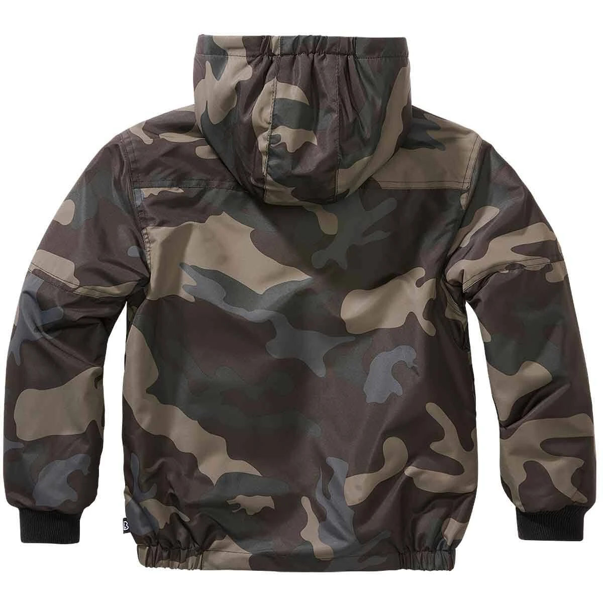 Brandit Kinder Windbreaker Frontzip Darkcamo 4 Brandit Kinder Windbreaker Frontzip Darkcamo – Bild 2
