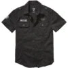 Brandit Luis Vintage Shirt Kurzarm Schwarz -Deutschland Feld Mode Verkaufs-Shop luis vintage shirt kurzarm schwarz