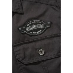 Brandit Luis Vintage Shirt Kurzarm Schwarz -Deutschland Feld Mode Verkaufs-Shop luis vintage shirt kurzarm schwarz3