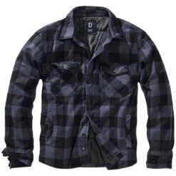 Brandit Lumberjacket Schwarz-grau