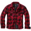 Brandit Lumberjacket Schwarz-rot