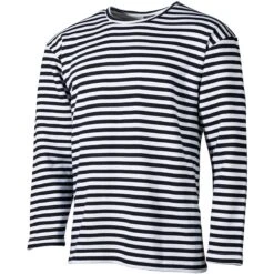 Marine Pullover Winter Gestreift