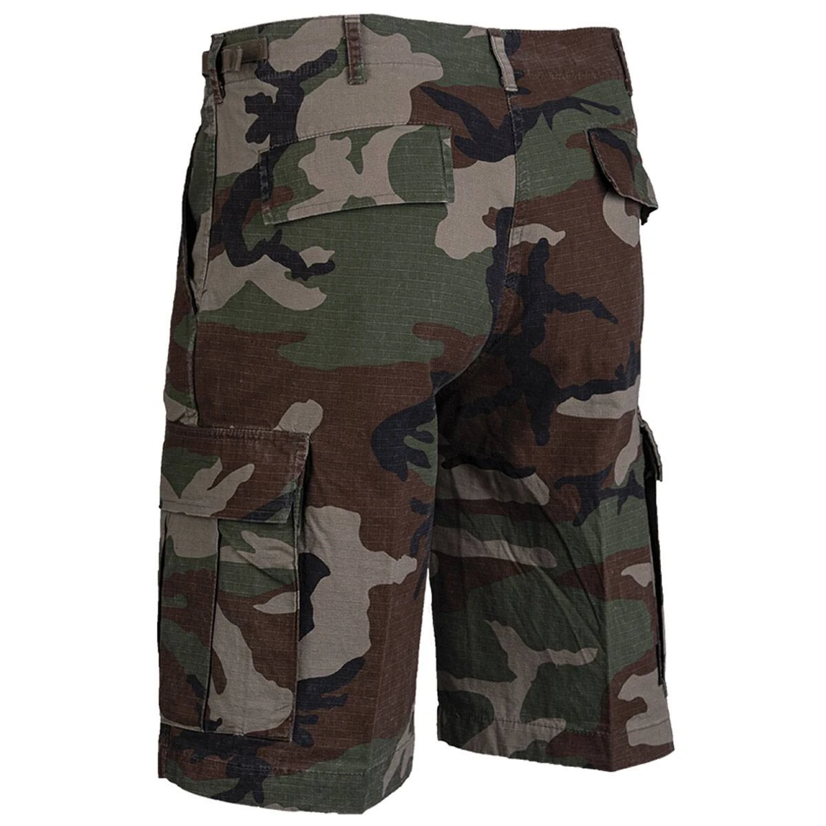 Mil-Tec Bermuda Ripstop Prewashed Woodland 4 Mil-Tec Bermuda Ripstop Prewashed Woodland – Bild 2