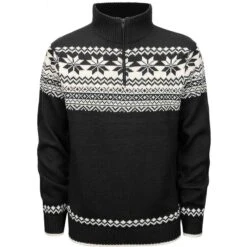 Brandit Norweger Pullover Troyer Schwarz