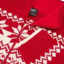Brandit Norweger Strickjacke Rot -Deutschland Feld Mode Verkaufs-Shop norweger strickjacke rot3