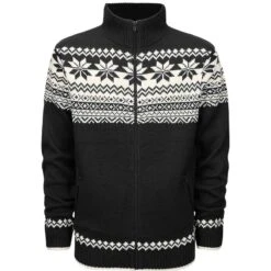 Brandit Norweger Strickjacke Schwarz
