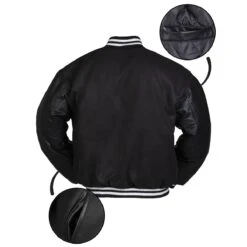 Mil-Tec NY Baseballjacke Mit Patch Schwarz -Deutschland Feld Mode Verkaufs-Shop ny baseballjacke mit patch schwarz2