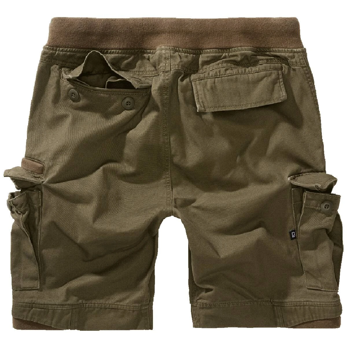 Brandit Packham Vintage Shorts Oliv 4 Brandit Packham Vintage Shorts Oliv – Bild 2