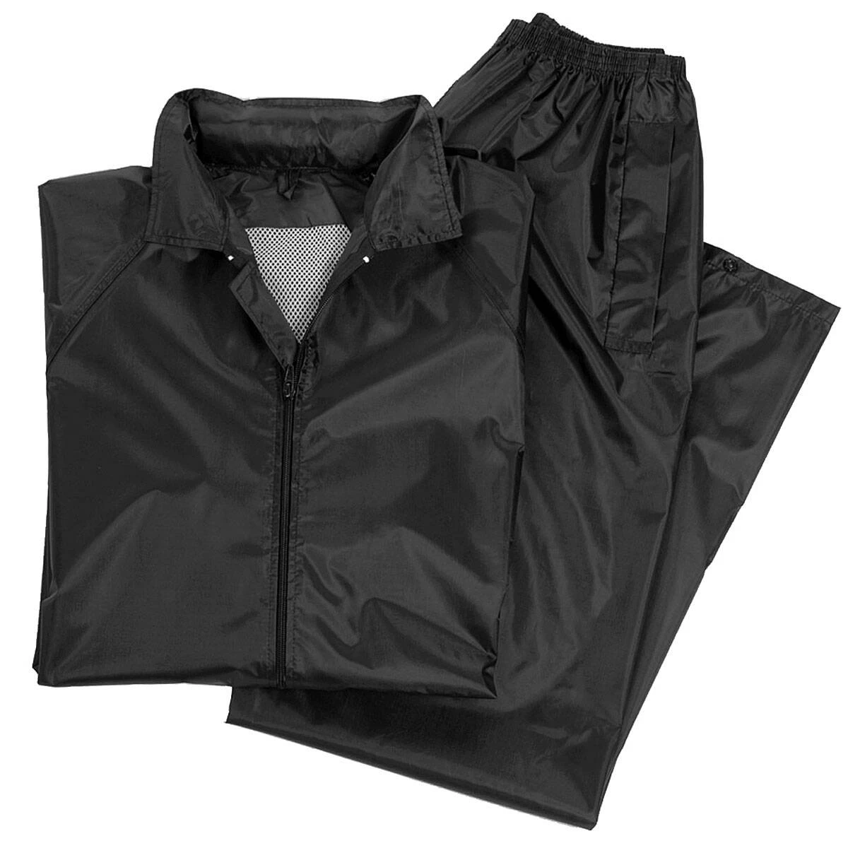 Regenanzug Schwarz 4 Regenanzug Schwarz – Bild 2