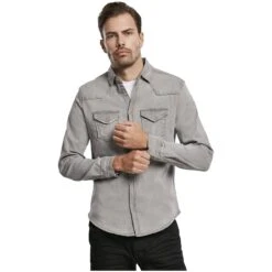 Deutschland Feld Mode Verkaufs-Shop -Deutschland Feld Mode Verkaufs-Shop riley denim hemd grau2