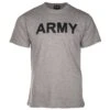 Mil-Tec T-Shirt ARMY Grau 2 Mil-Tec T-Shirt ARMY Grau -Deutschland Feld Mode Verkaufs-Shop t shirt army grau