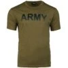 Mil-Tec T-Shirt ARMY Oliv -Deutschland Feld Mode Verkaufs-Shop t shirt army oliv