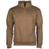 Mil-Tec Tactical Sweatshirt Mit Zipper Coyote -Deutschland Feld Mode Verkaufs-Shop tactical sweatshirt mit zipper coyote
