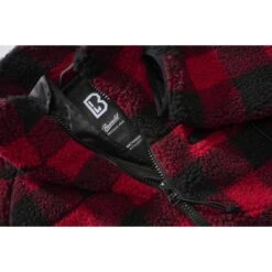 Brandit Teddyfleece Jacke Rot-schwarz 8 Brandit Teddyfleece Jacke Rot-schwarz -Deutschland Feld Mode Verkaufs-Shop teddyfleece jacke rot schwarz3