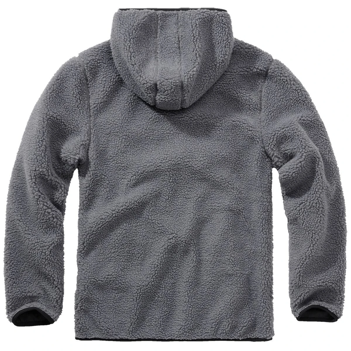 Brandit Teddyfleece Pullover Mit Kapuze Anthrazit 4 Brandit Teddyfleece Pullover Mit Kapuze Anthrazit – Bild 2