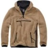 Brandit Teddyfleece Pullover Mit Kapuze Camel -Deutschland Feld Mode Verkaufs-Shop teddyfleece pullover mit kapuze camel