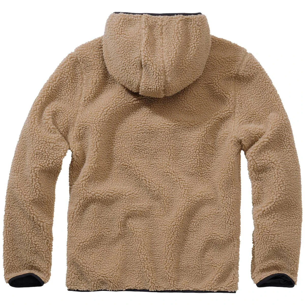 Brandit Teddyfleece Pullover Mit Kapuze Camel 4 Brandit Teddyfleece Pullover Mit Kapuze Camel – Bild 2