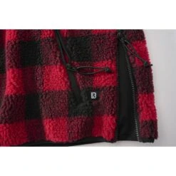 Brandit Teddyfleece Pullover Mit Kapuze Rot-schwarz 8 Brandit Teddyfleece Pullover Mit Kapuze Rot-schwarz -Deutschland Feld Mode Verkaufs-Shop teddyfleece pullover mit kapuze rot schwarz3