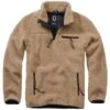 Brandit Teddyfleece Troyer Camel -Deutschland Feld Mode Verkaufs-Shop teddyfleece troyer camel