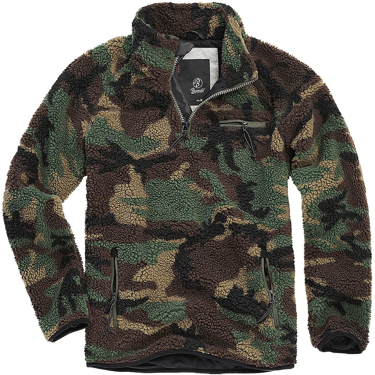 Brandit Teddyfleece Troyer Woodland 3 Brandit Teddyfleece Troyer Woodland