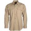 Mil-Tec Tropenhemd Langarm Khaki 2 Mil-Tec Tropenhemd Langarm Khaki -Deutschland Feld Mode Verkaufs-Shop tropenhemd langarm khaki