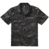 Brandit US Hemd Kurzarm Darkcamo -Deutschland Feld Mode Verkaufs-Shop us hemd kurzarm darkcamo
