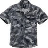 Brandit Vintage Shirt Kurzarm Grey-camo -Deutschland Feld Mode Verkaufs-Shop vintage shirt kurzarm grey camo