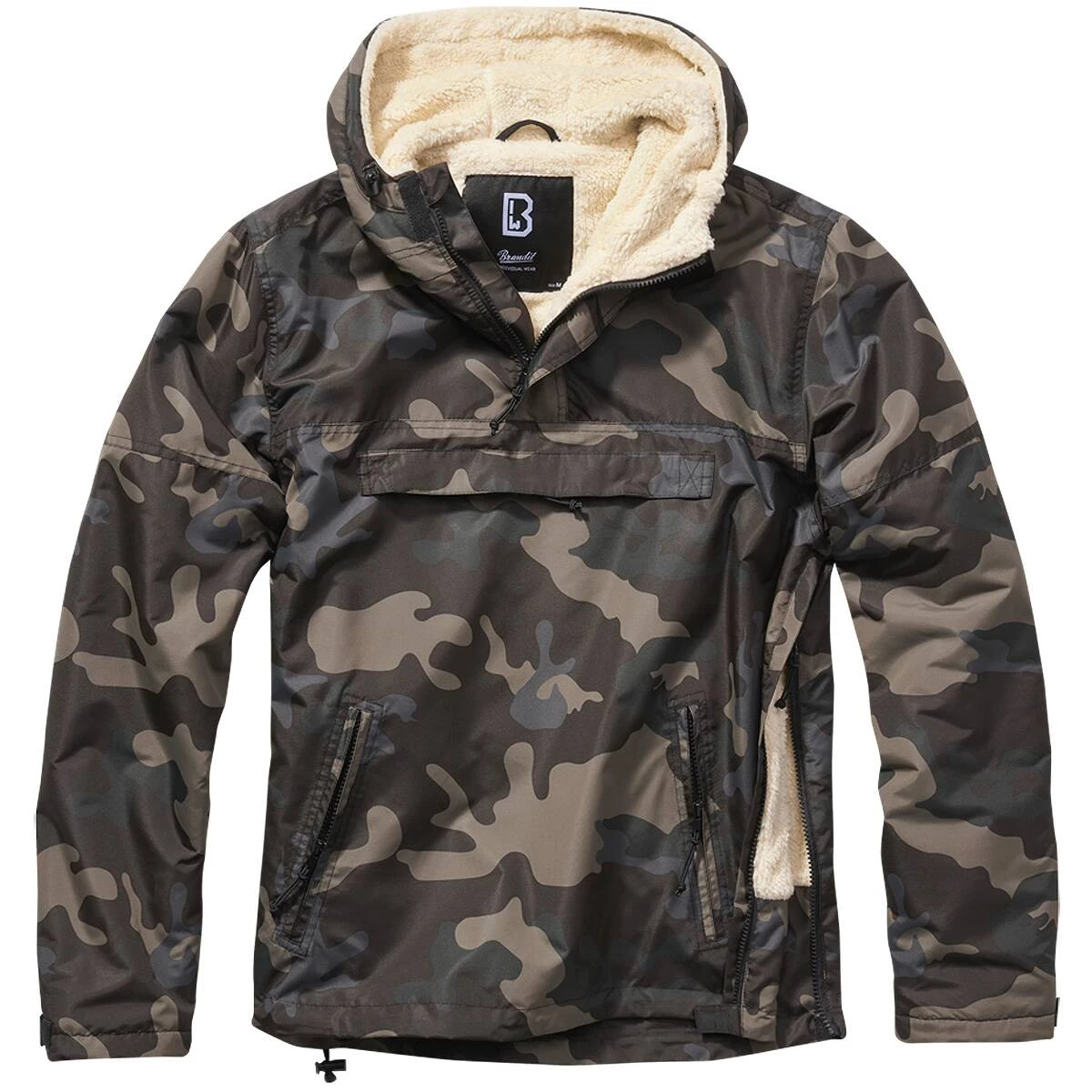 Brandit Windbreaker Sherpa Darkcamo 3 Brandit Windbreaker Sherpa Darkcamo
