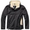 Brandit Windbreaker Sherpa Schwarz -Deutschland Feld Mode Verkaufs-Shop windbreaker sherpa schwarz